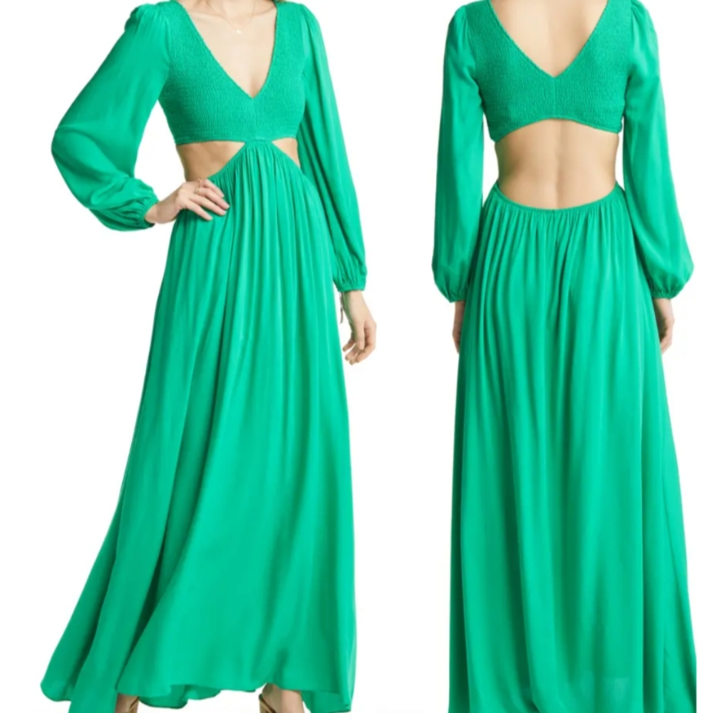 VICI Collection Green Maxi dress